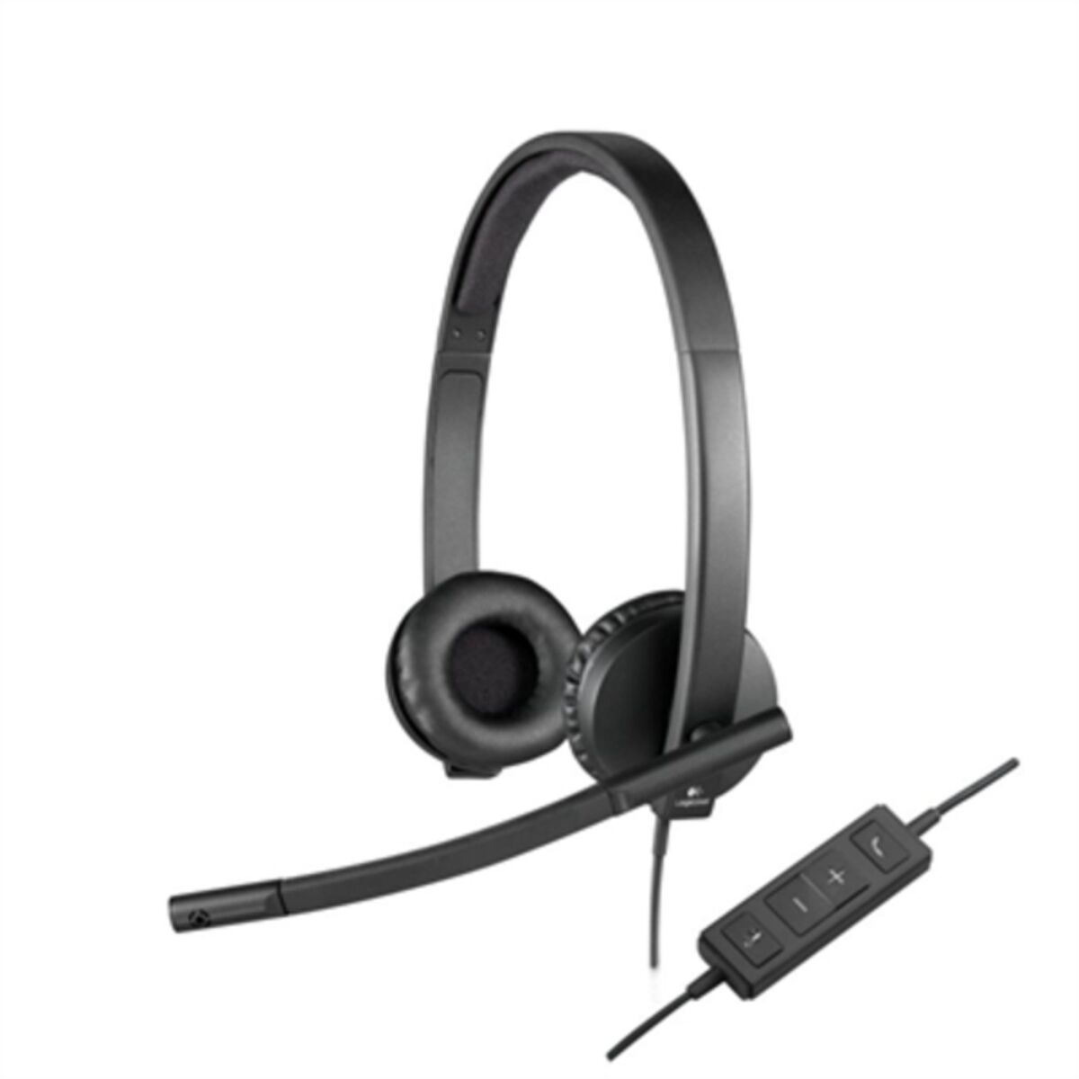 Hoofdtelefoon met Hoofdband Logitech H570e Zwart
